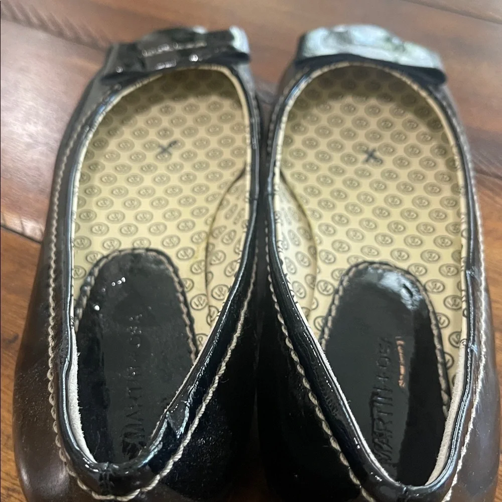 Martin  + Osa black patent leather ballet flats size 6